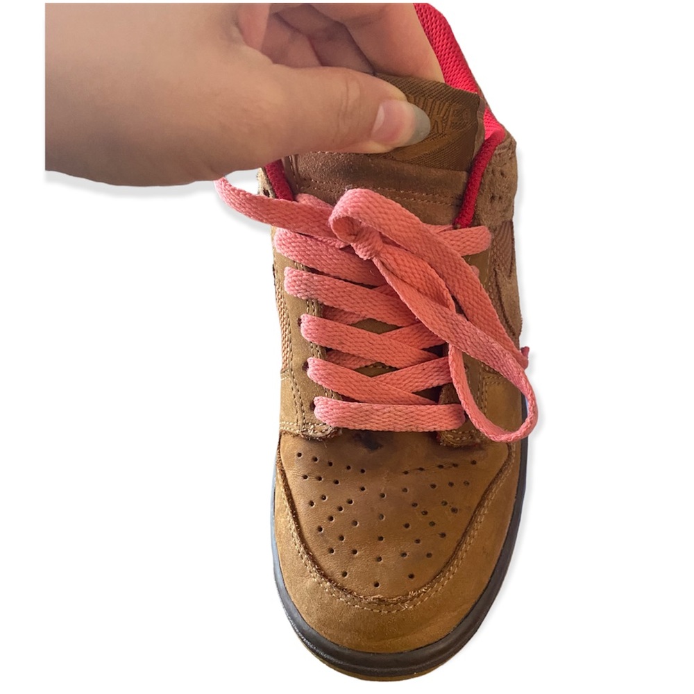 Vintage Nike Dunk Low Retro Size 5.5 - Nike Dunk Low Hazelnut Light Chocolate - Picture 9 of 11
